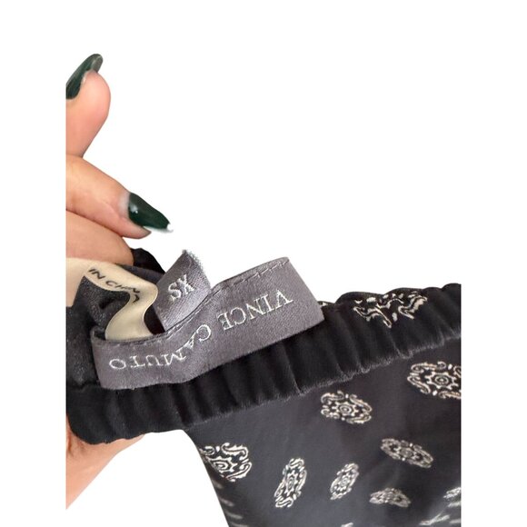 VINCE CAMUTO Black Sheer Off The Shoulder Top Size XS - Picture 3 of 5